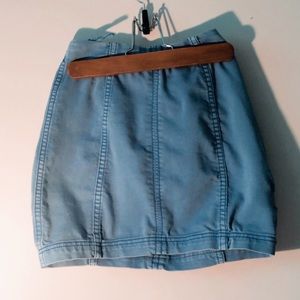 Free people blue skirt